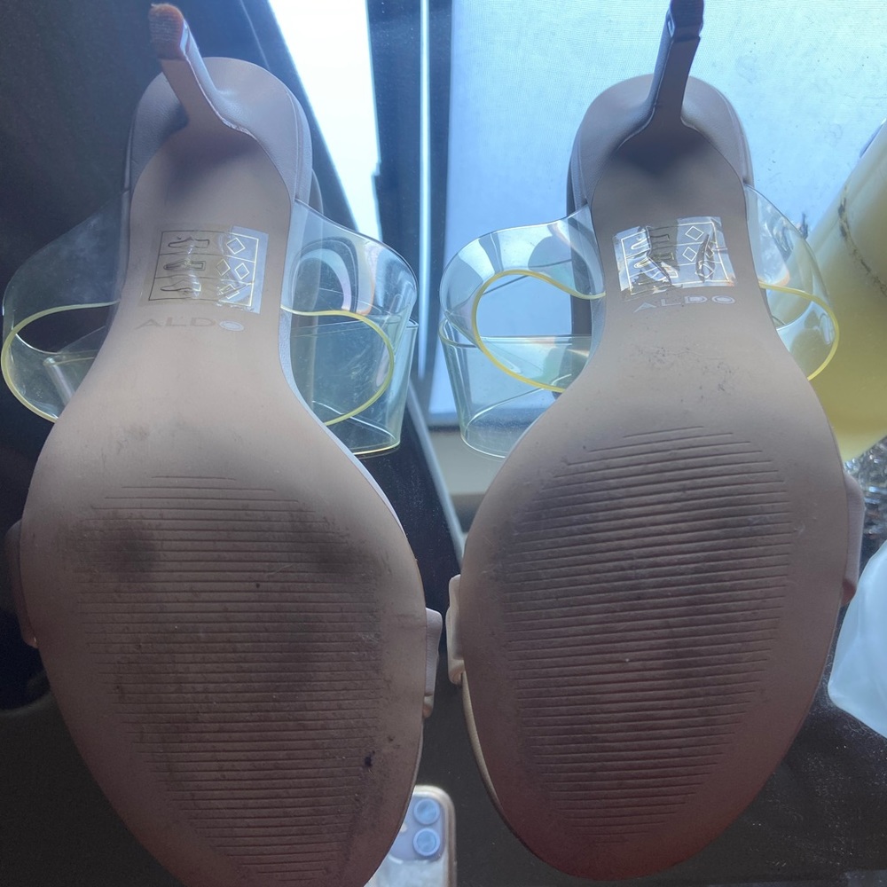 Aldo beige strappy heels - Picture 3 of 4